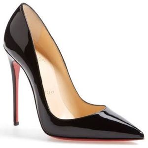 WORN ONCE Christian Louboutin red sole heels